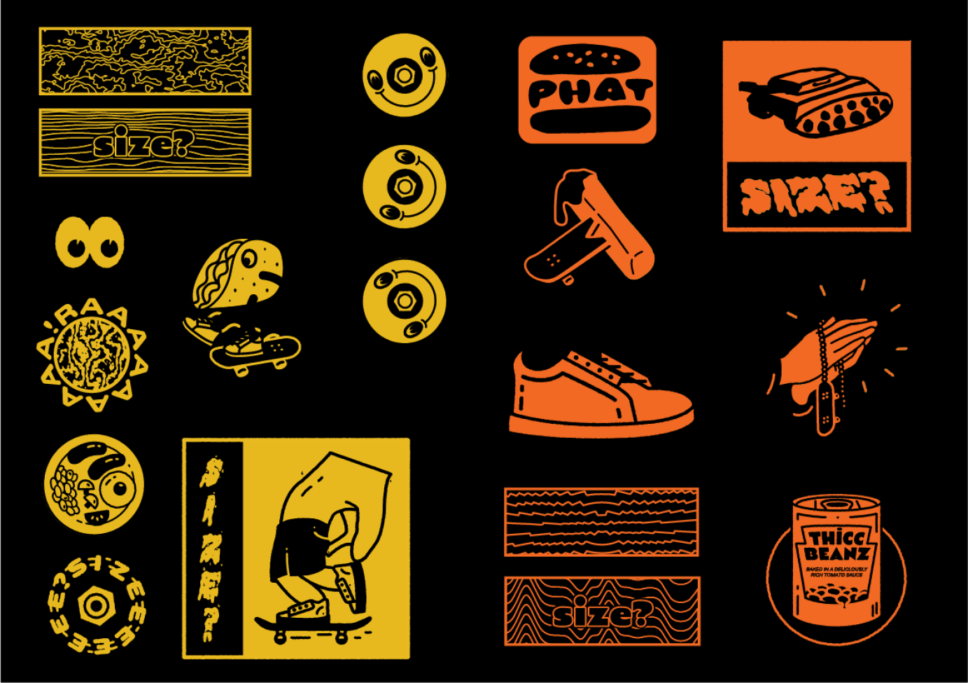 RAA! Stickers & pins