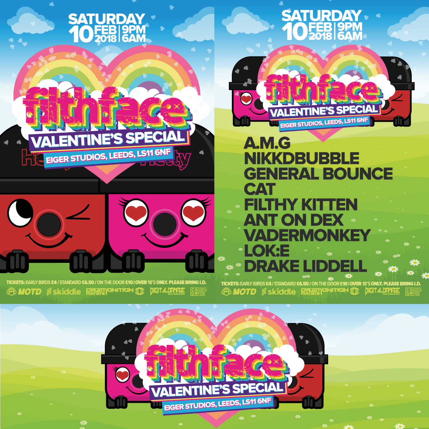 Filthface Valentines