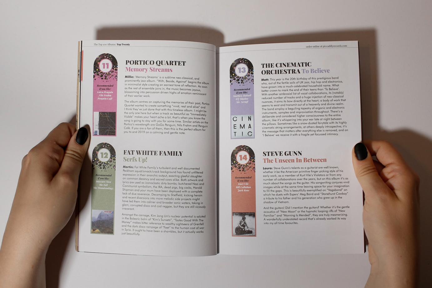 Piccadilly Records end of year reviews