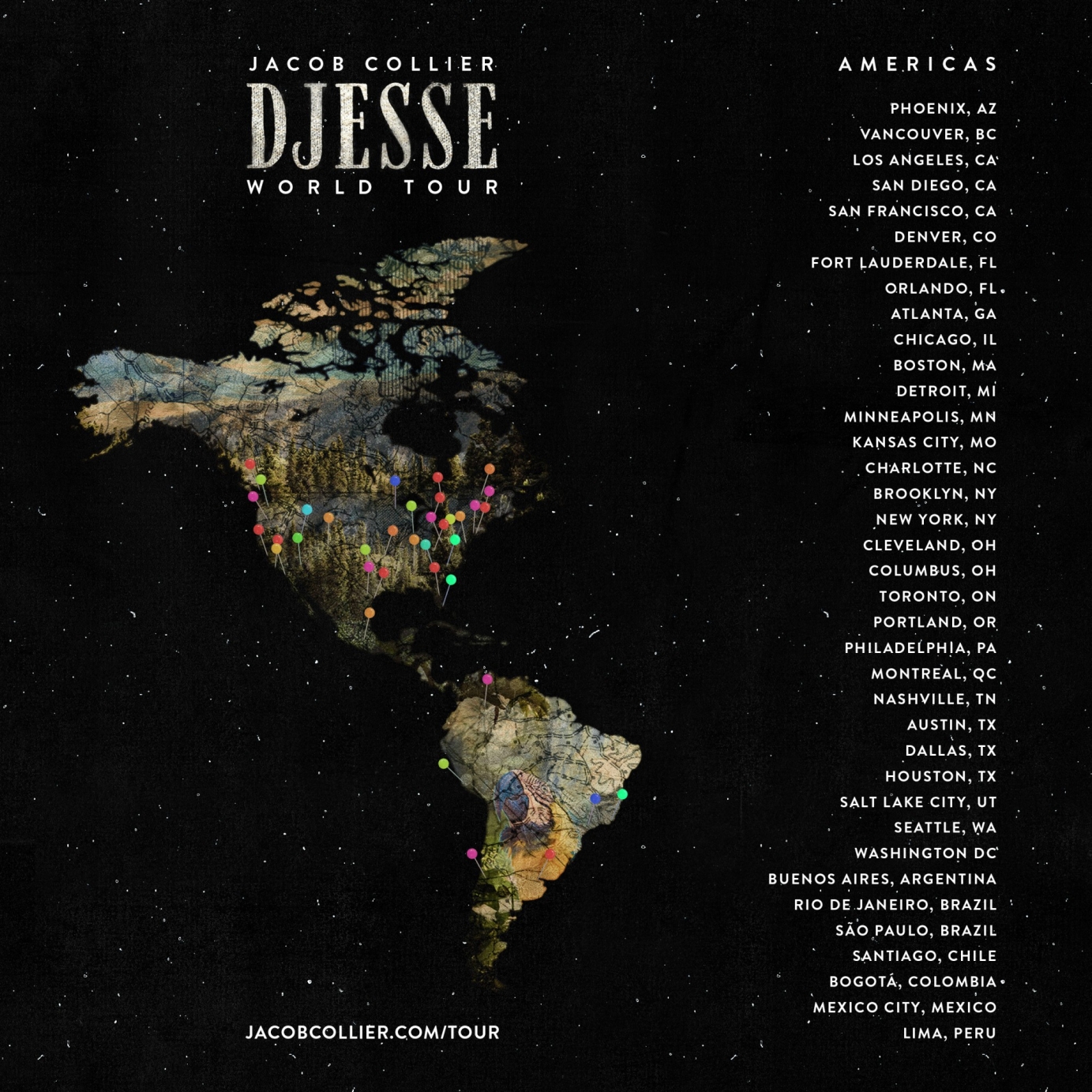 Jacob Collier - Djesse World Tour - Posters