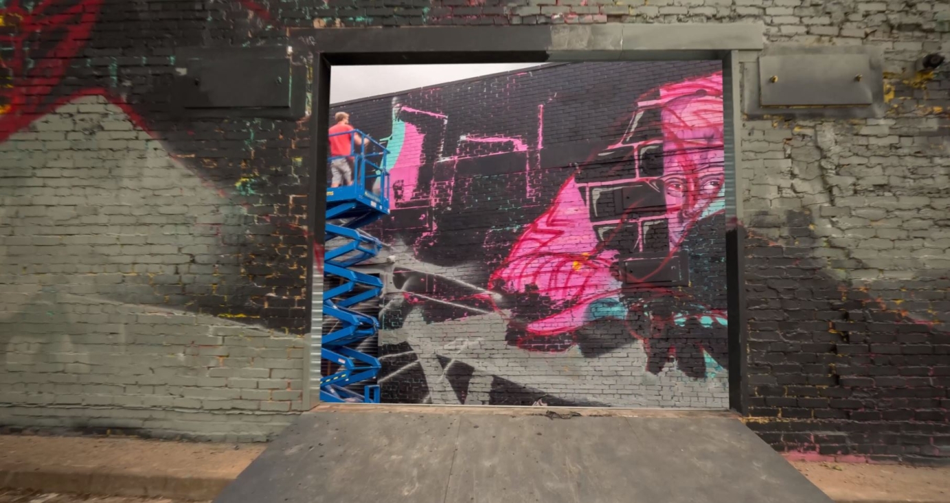 Spiderman Hyperlapse Mural