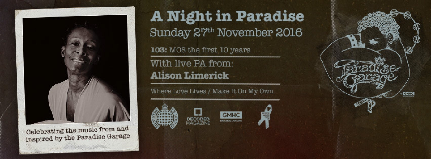 Paradise Garage @ Ministry Of Sound