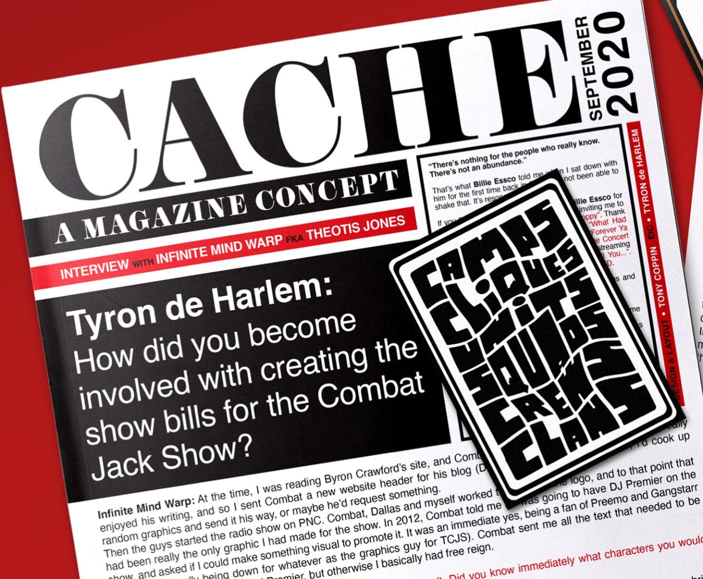CACHE - A MAGAZINE CONCEPT