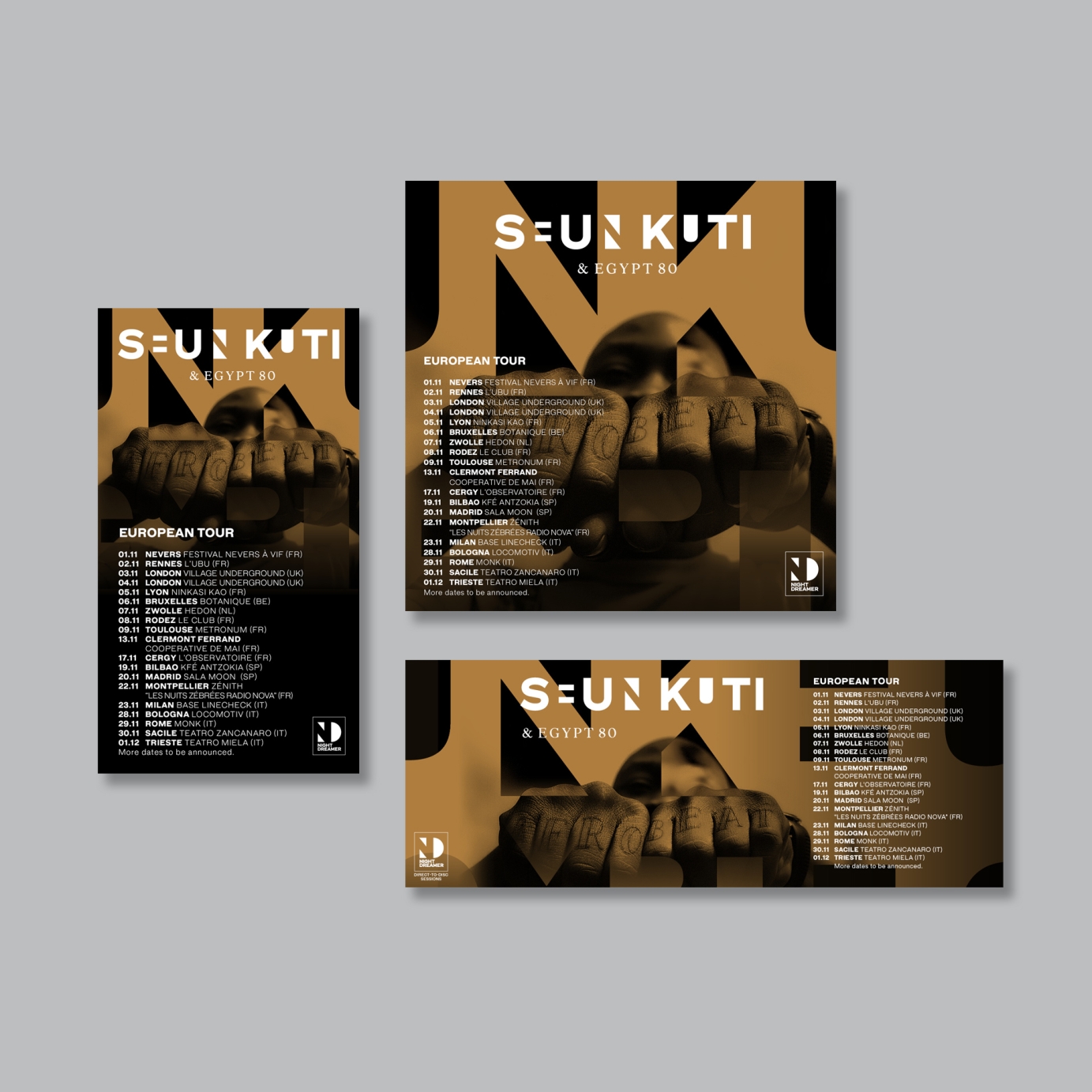 Seun Kuti & Egypt 80 (Record Sleeve/Tour Graphics)