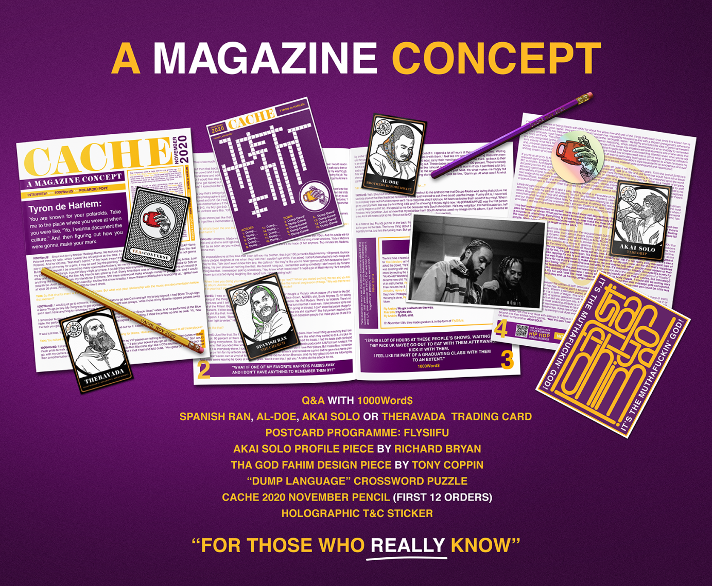 CACHE - A MAGAZINE CONCEPT' ISSUE 2. NOVEMBER 2020
