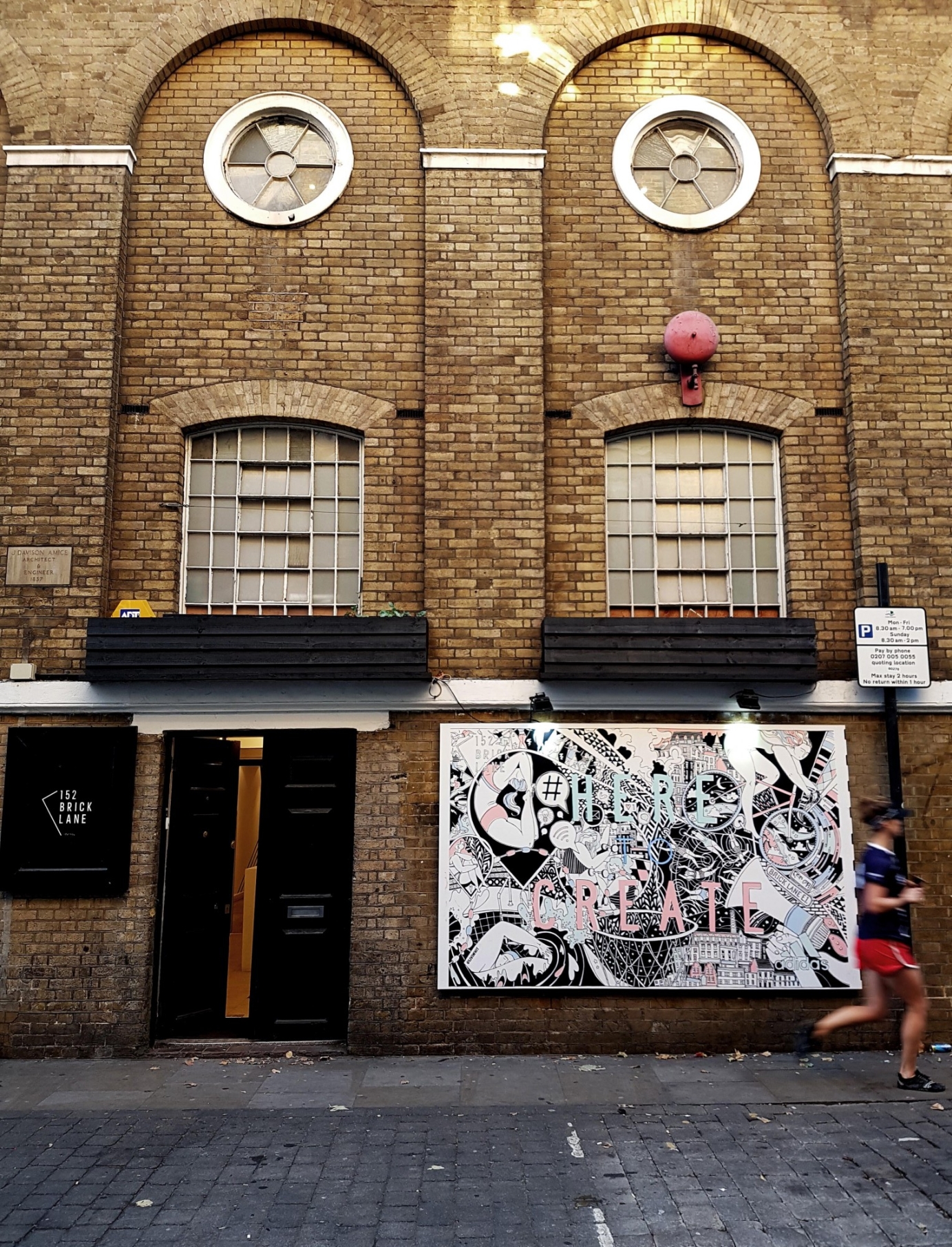 Adidas Here to Create billboard