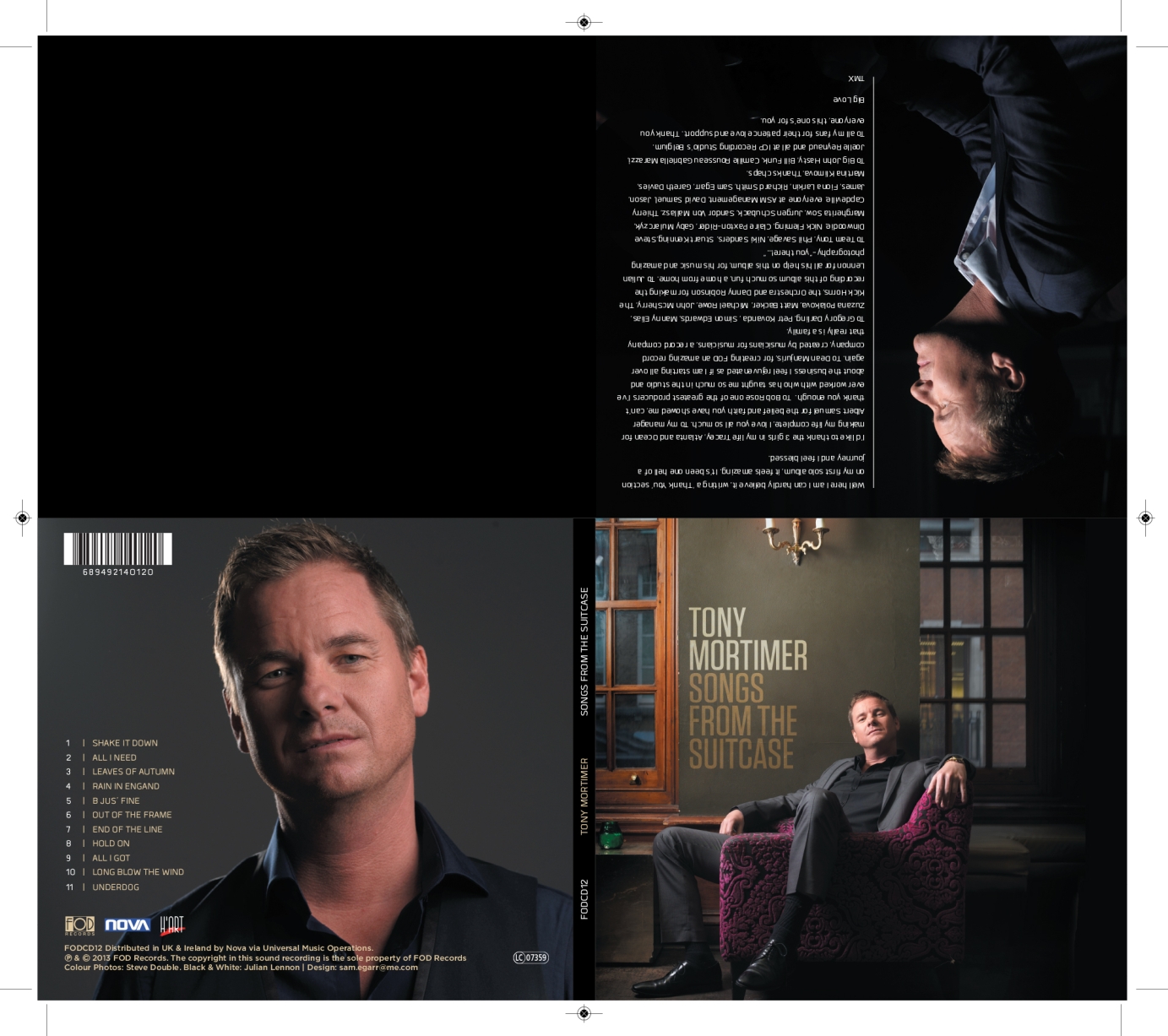 Tony Mortimer - Songs from the Suitcase