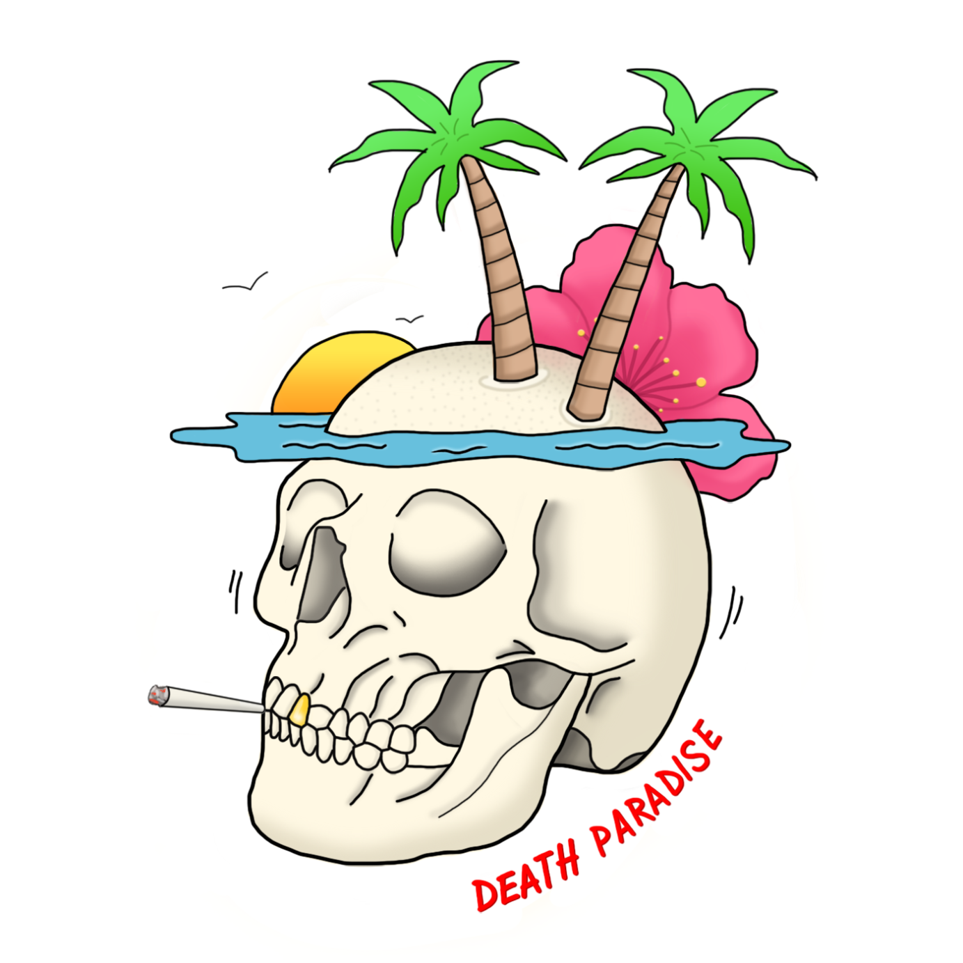 Death Paradise logo prototype