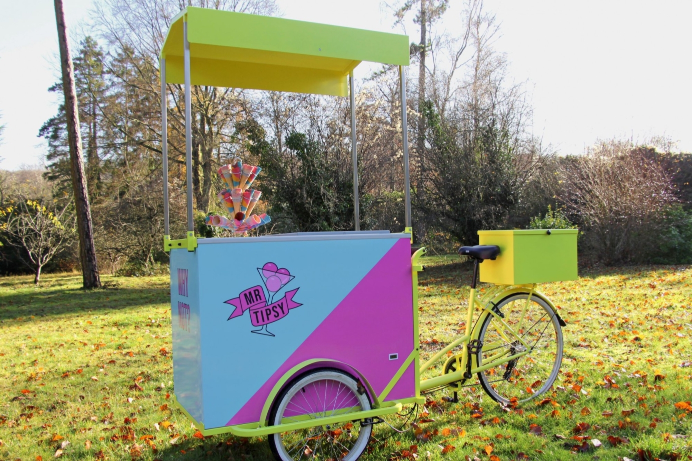 Mr Tipsy Alcoholic Ice Cream Branding