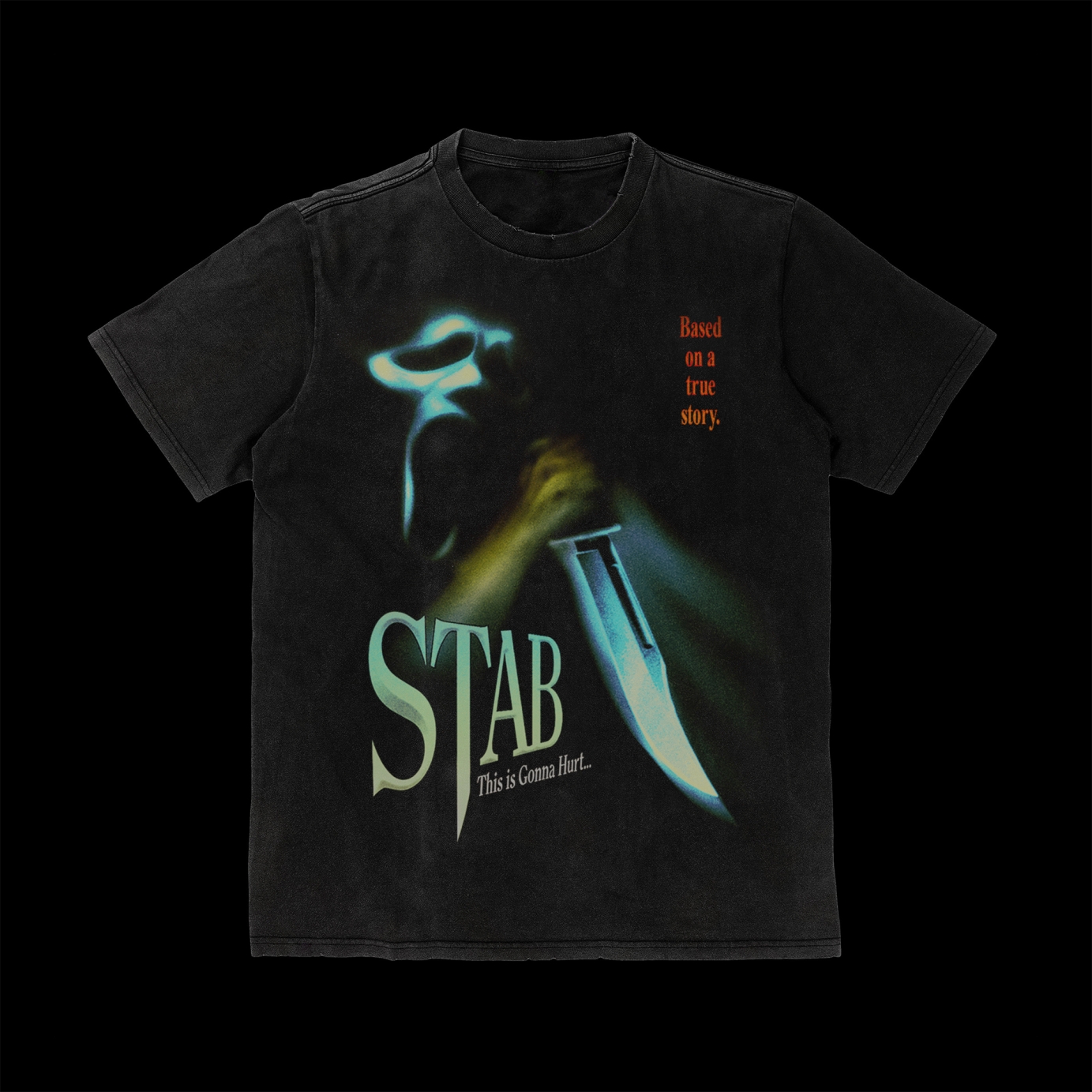 Merchandise design concept for the movie "Scream"