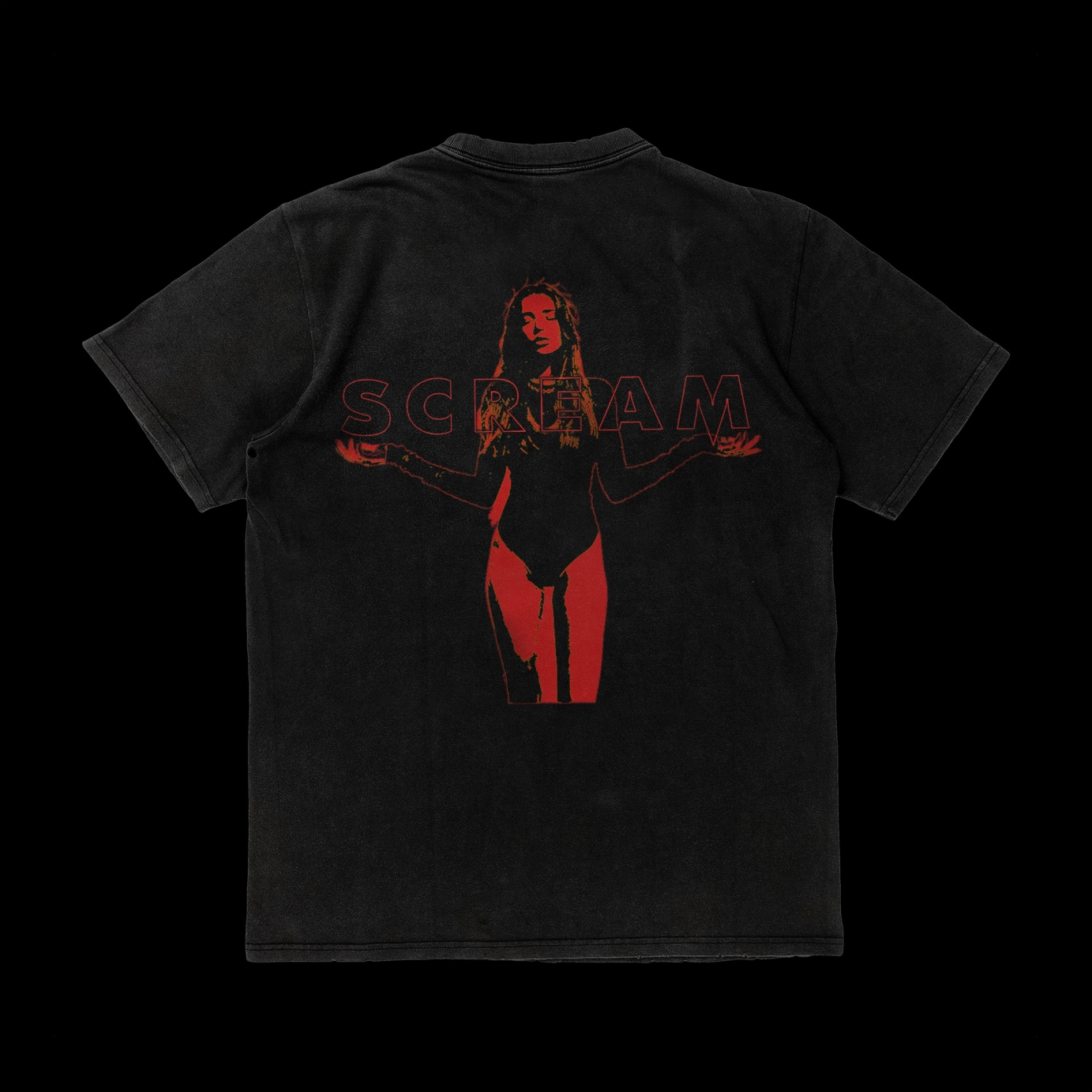 Merchandise design concept for the movie "Scream"
