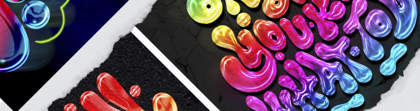 Hand-Lettering Glossy Effect Collection