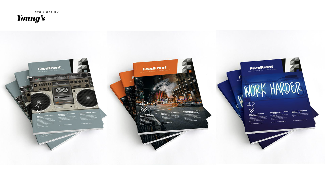 Feed Front magazine redesign