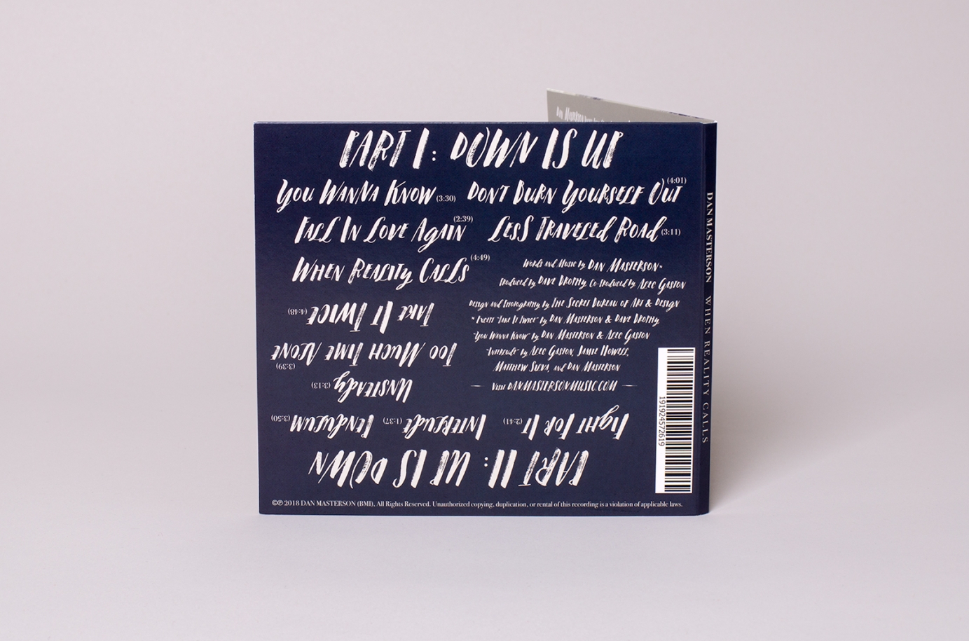 Dan Masterson "When Reality Calls"