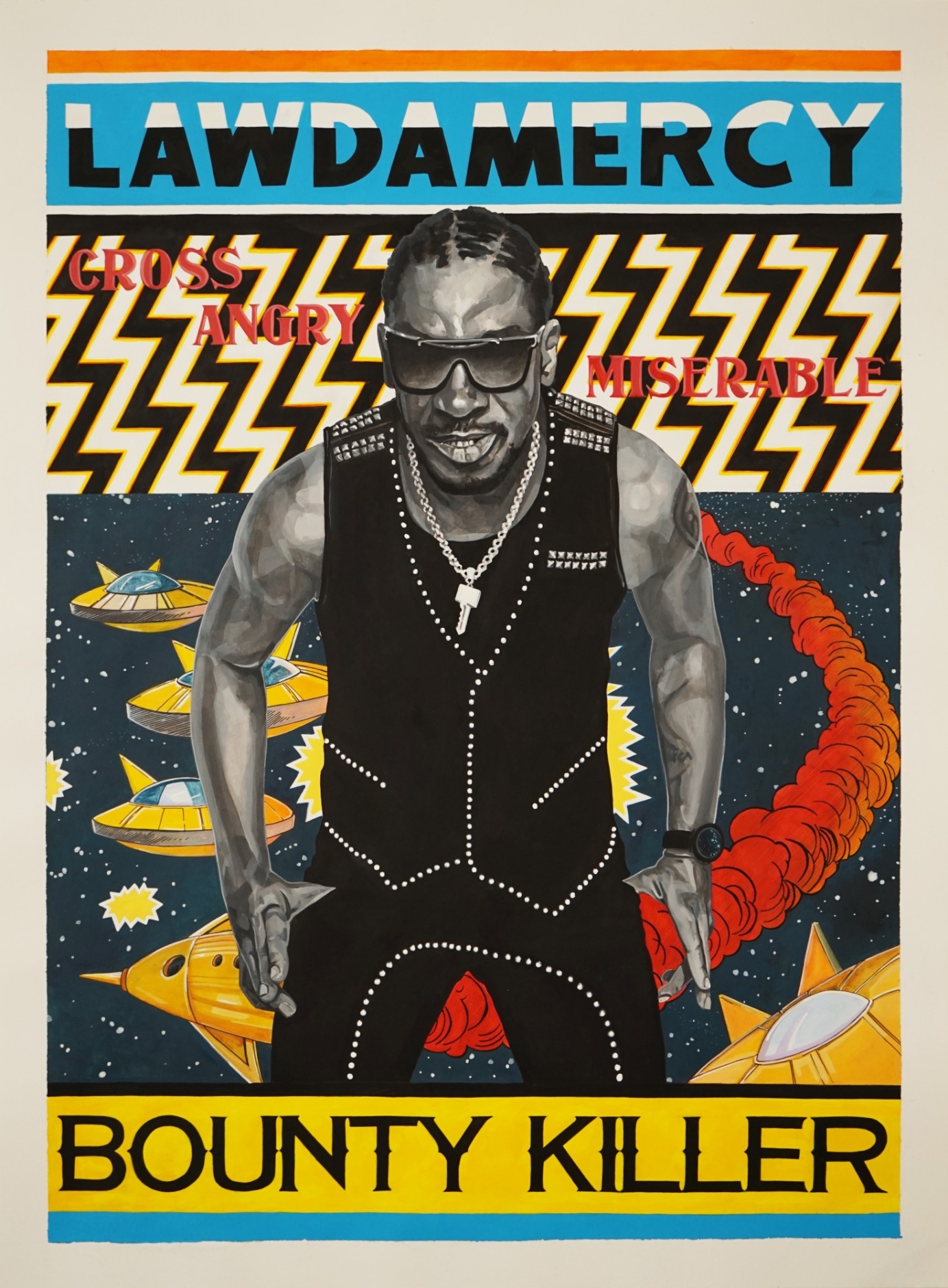 Lawdamercy, Acrylic on Sommerset Cotton Rag, 50cm x 70cm .jpg