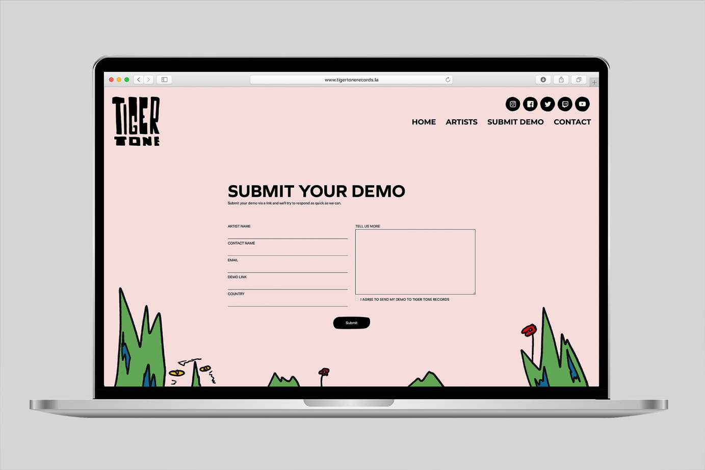 Tiger Tone Records Branding