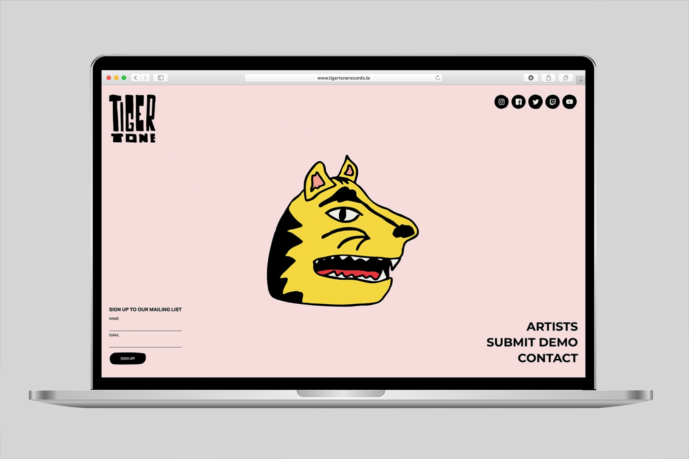 Tiger Tone Records Branding