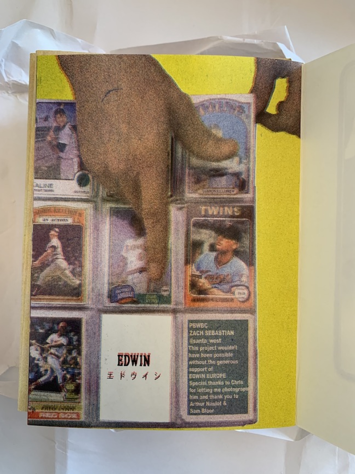 Peanut Butter Wolf Baseball Cards Zine
