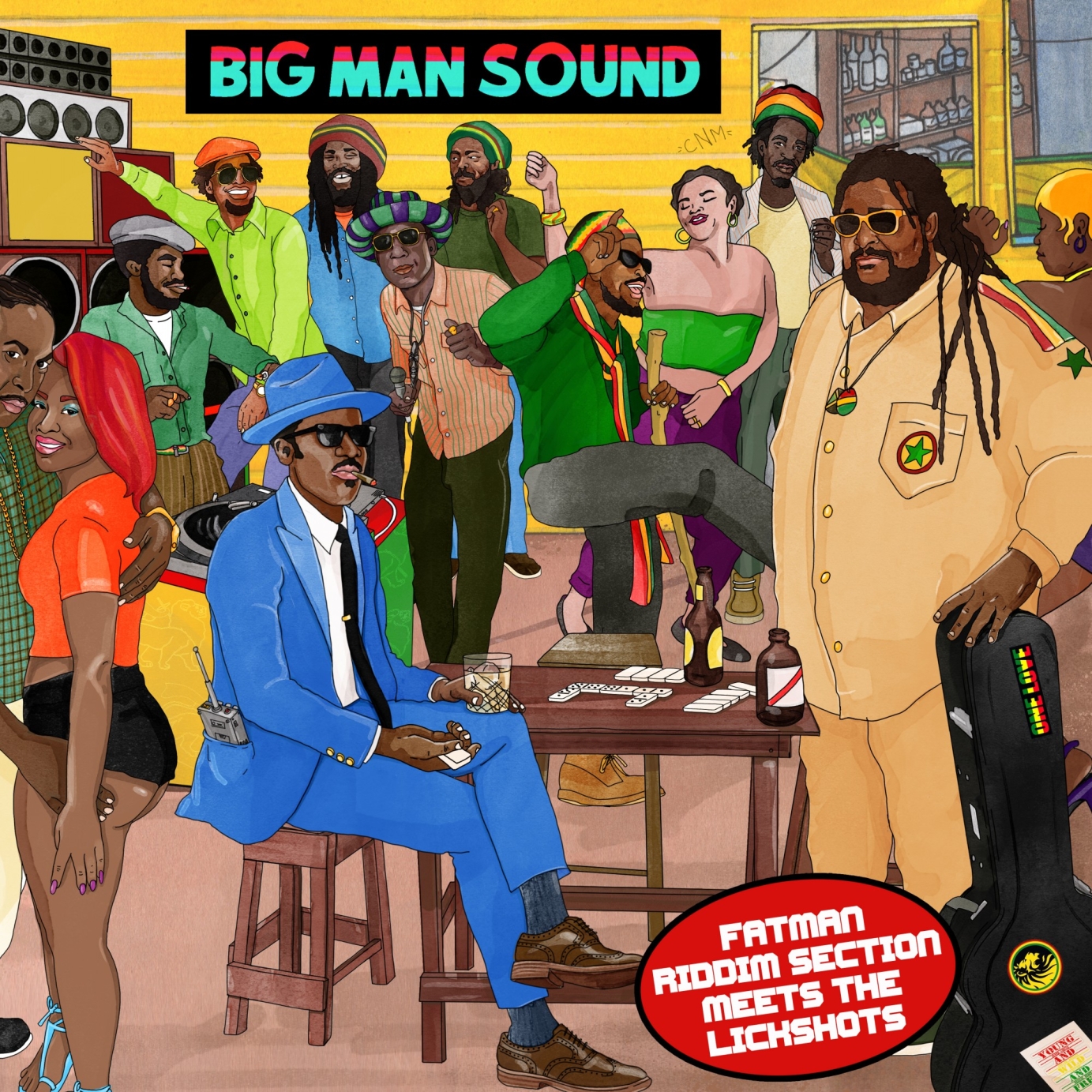 BIG MAN SOUND - FAT MAN RIDDIM SECTION MEET THE LICKSHOTS
