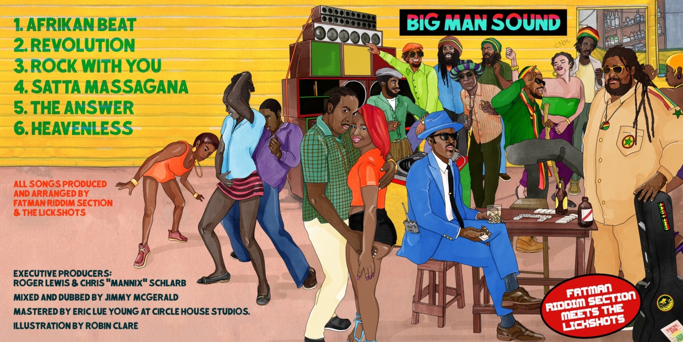 BIG MAN SOUND - FAT MAN RIDDIM SECTION MEET THE LICKSHOTS