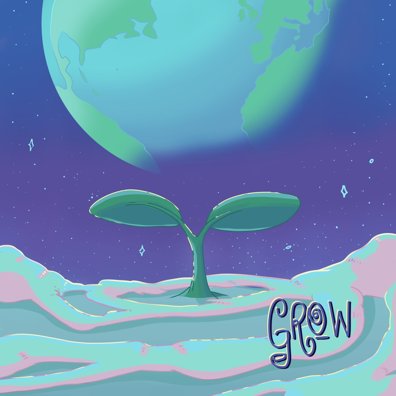 Grow Single Cover and Short Animation Loop