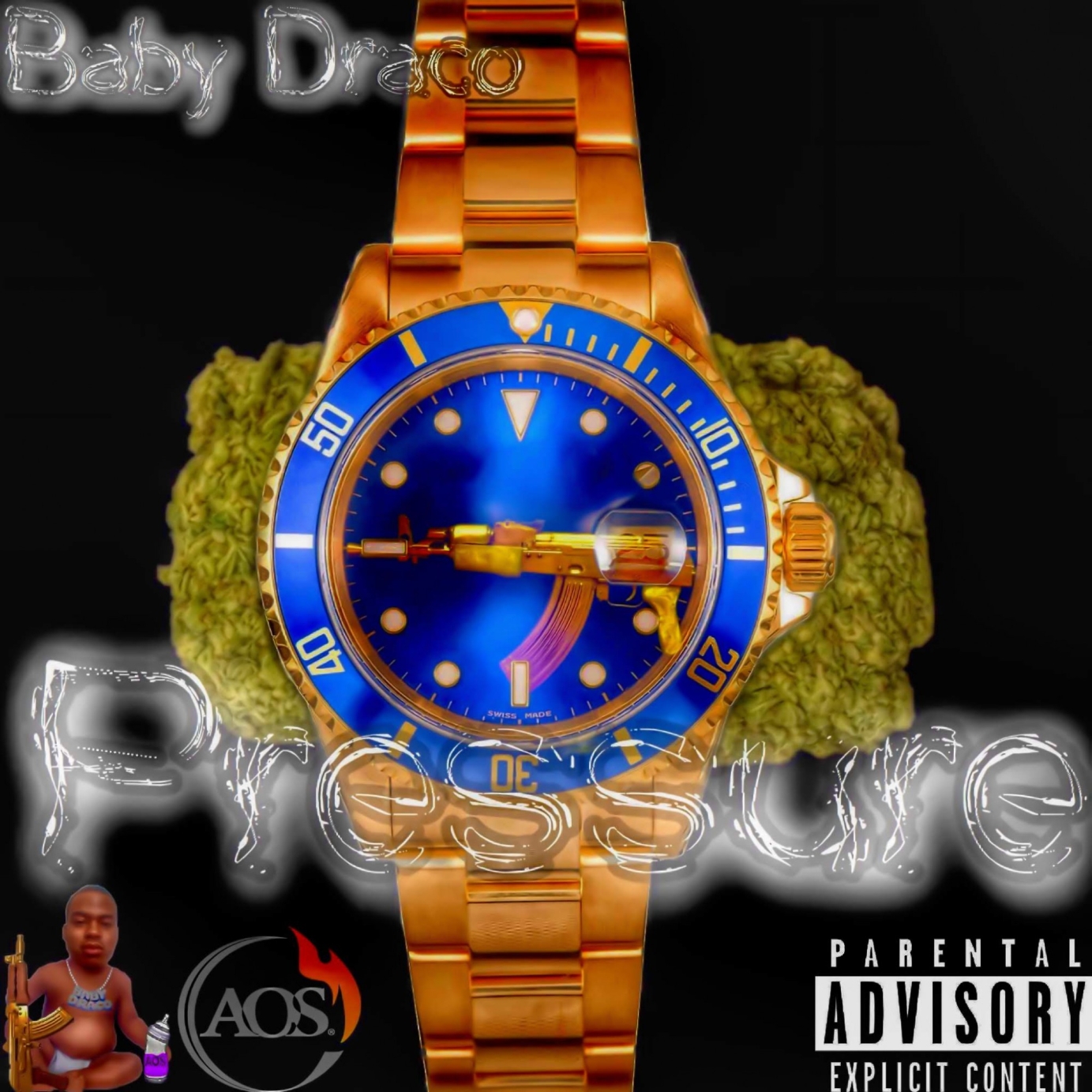 Baby Draco featuring Yung Don Tha Plug - Pressure ( Album cover and video animation)