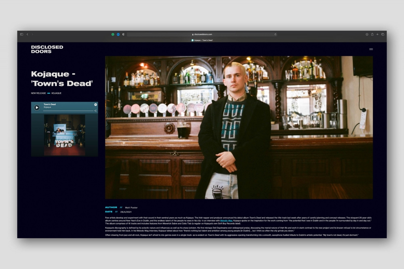 Disclosed Doors Website