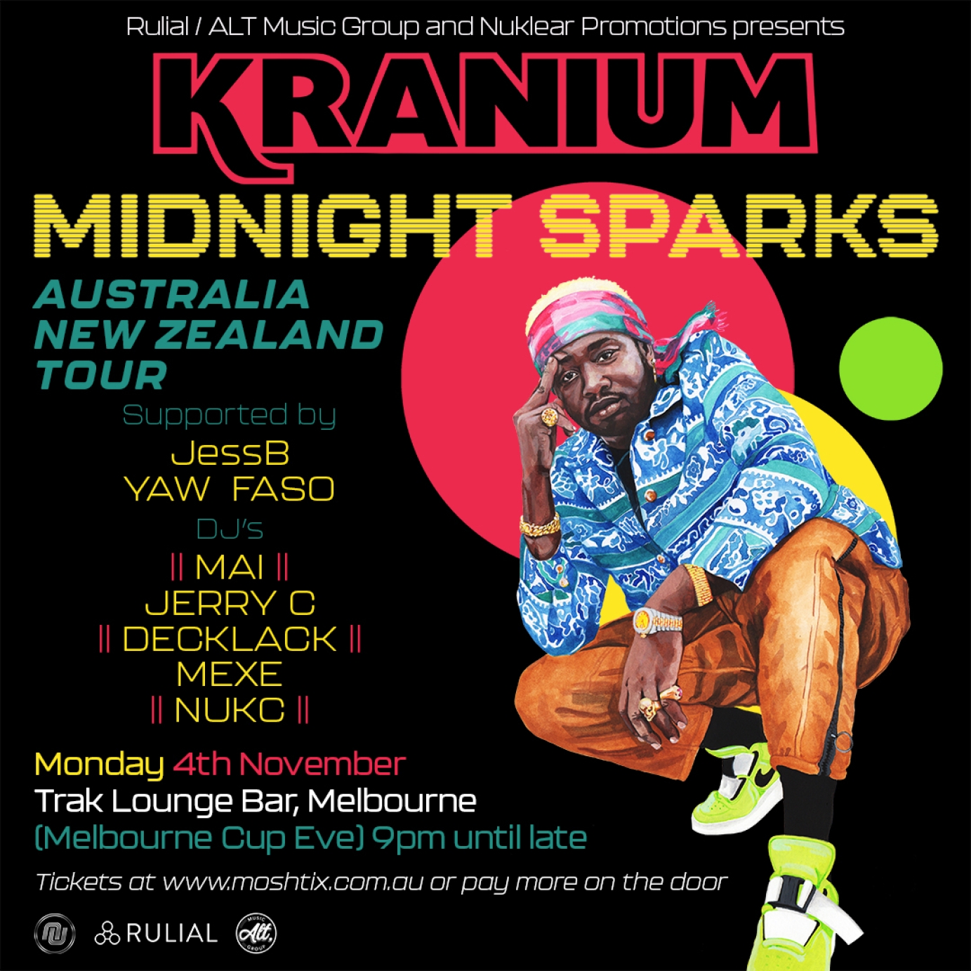 Kranium - Midnight Sparks Tour Poster and Promo Pack