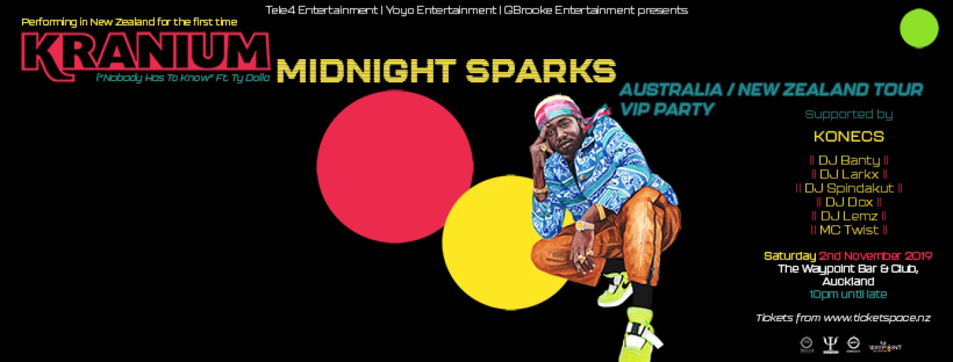 Kranium - Midnight Sparks Tour Poster and Promo Pack