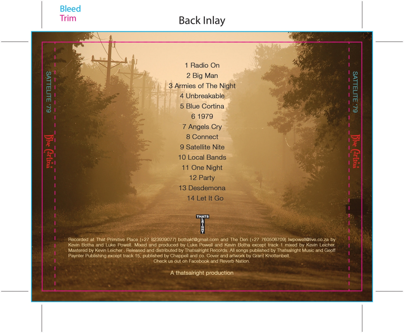 Satellite '79 - Blue Cortina