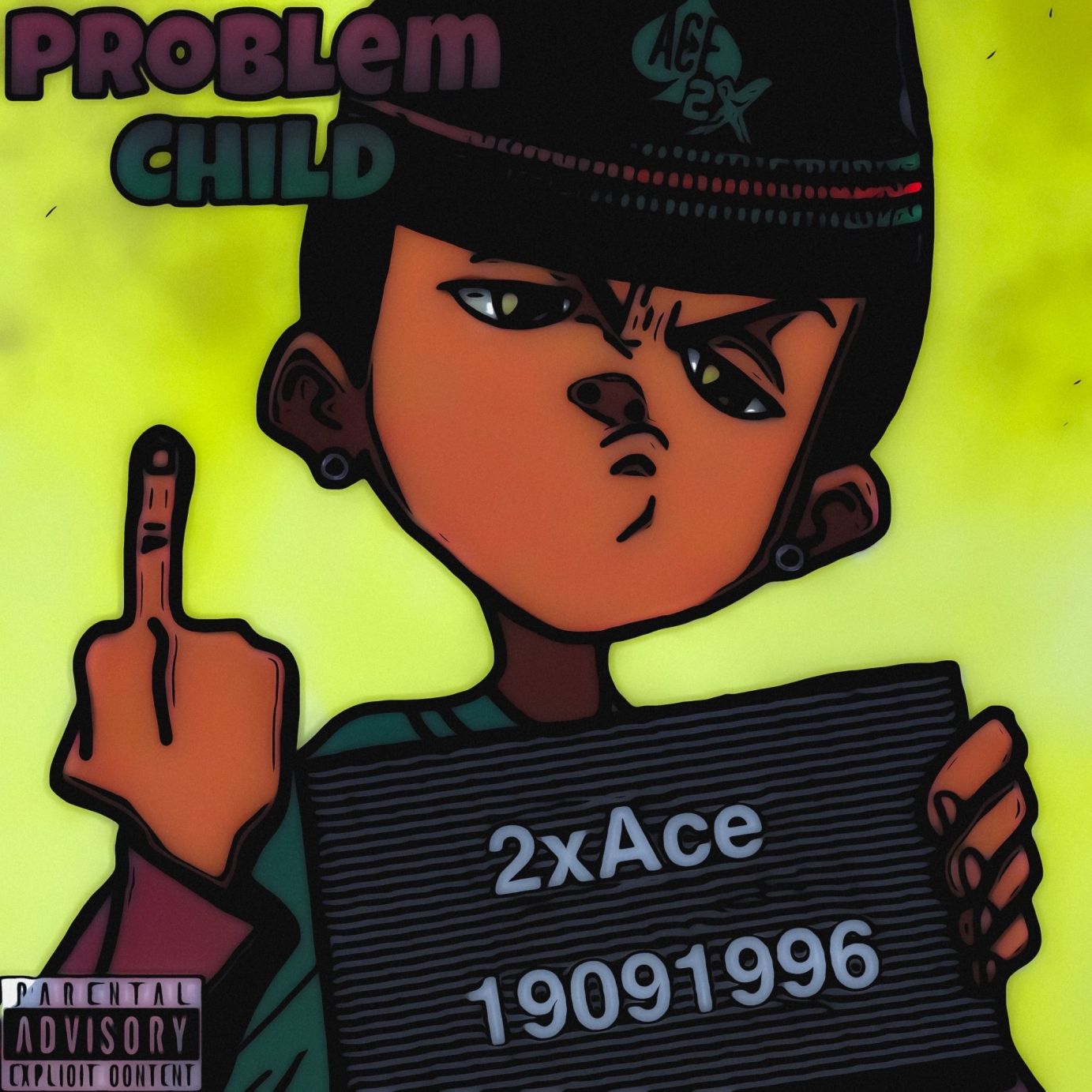 Album Cover Design & Video Animation To 2xAce - Problem Child