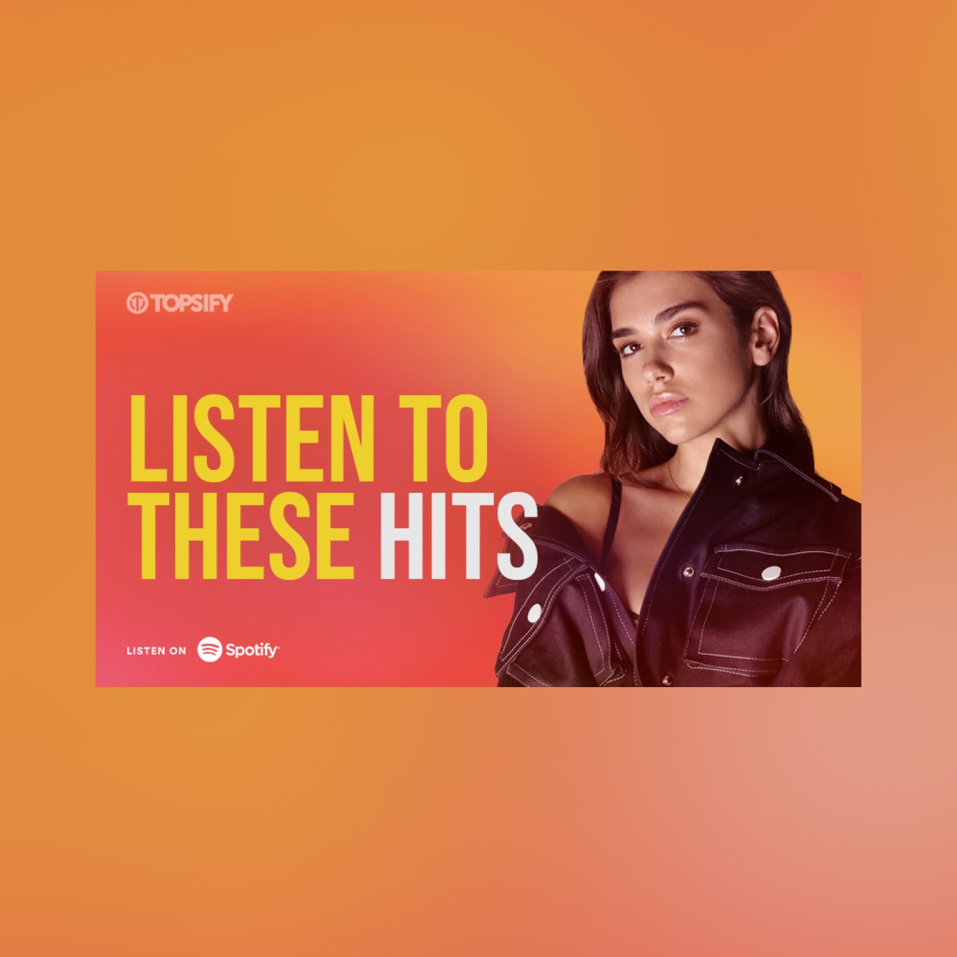 Topsify Romania "Listen to These Hits" Playlist Ad