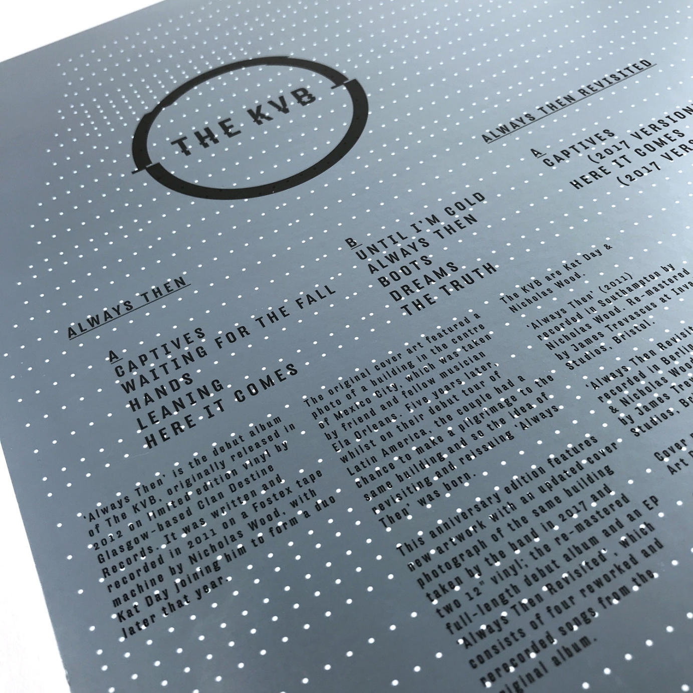 The KVB — Always Then