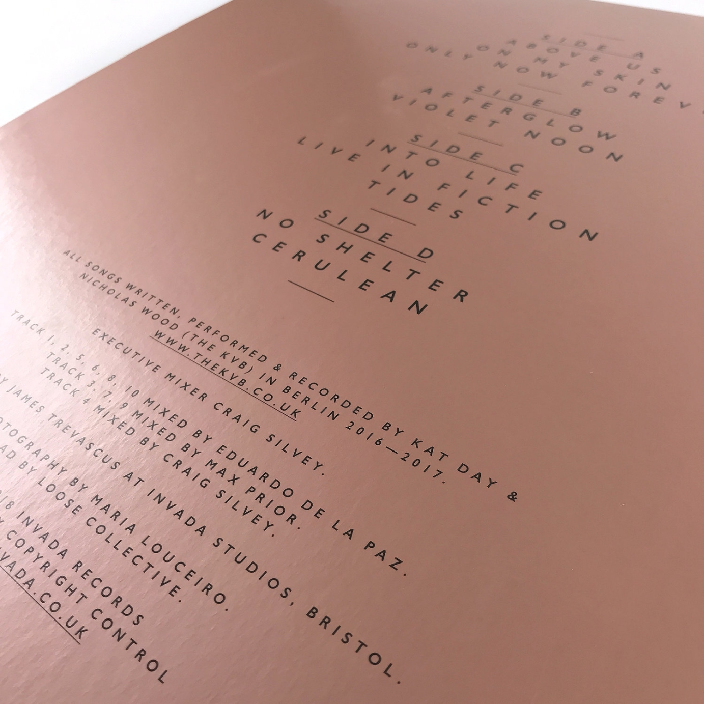 The KVB — Only Now Forever LP