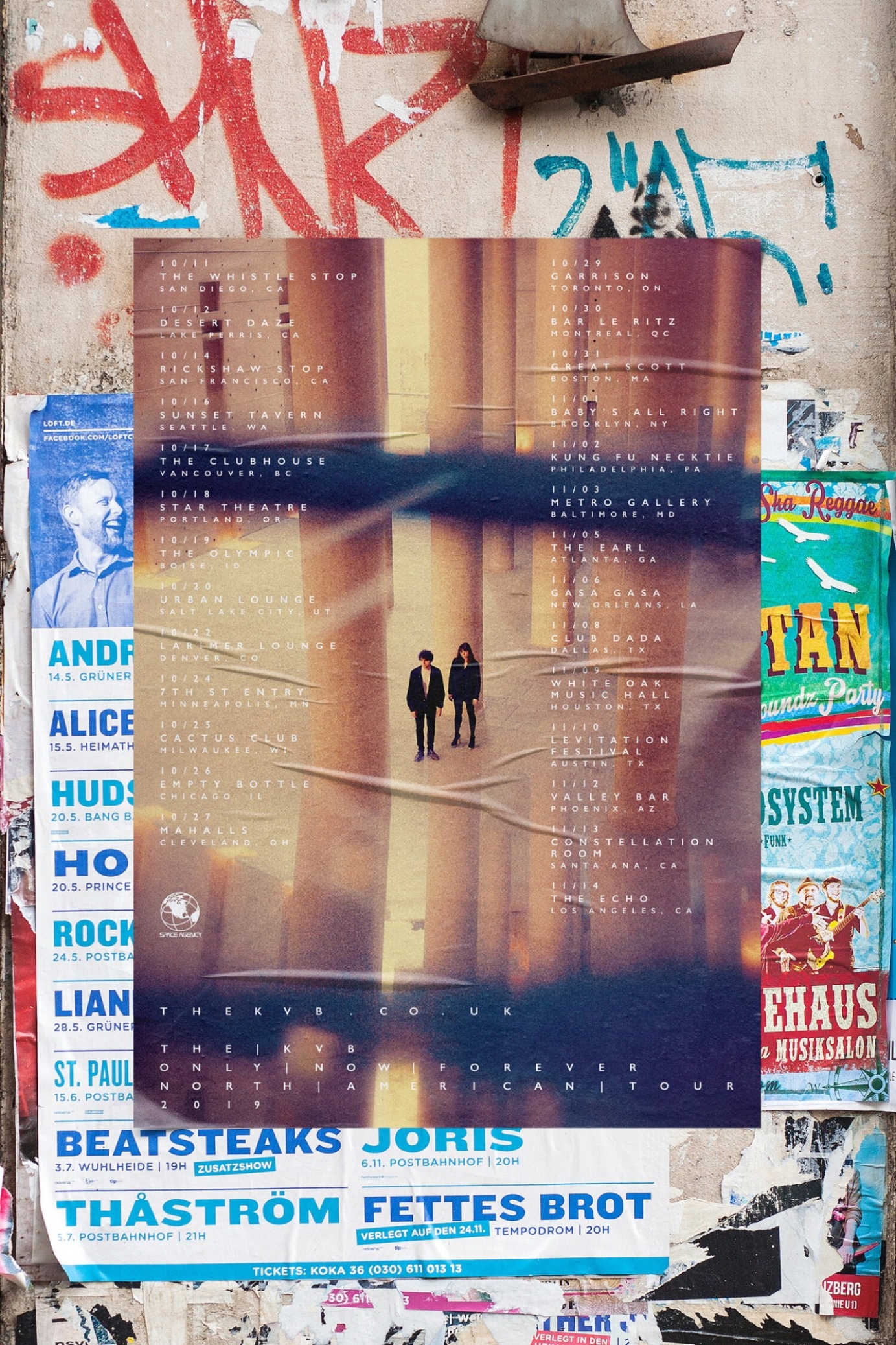 The KVB — Only Now US Tour