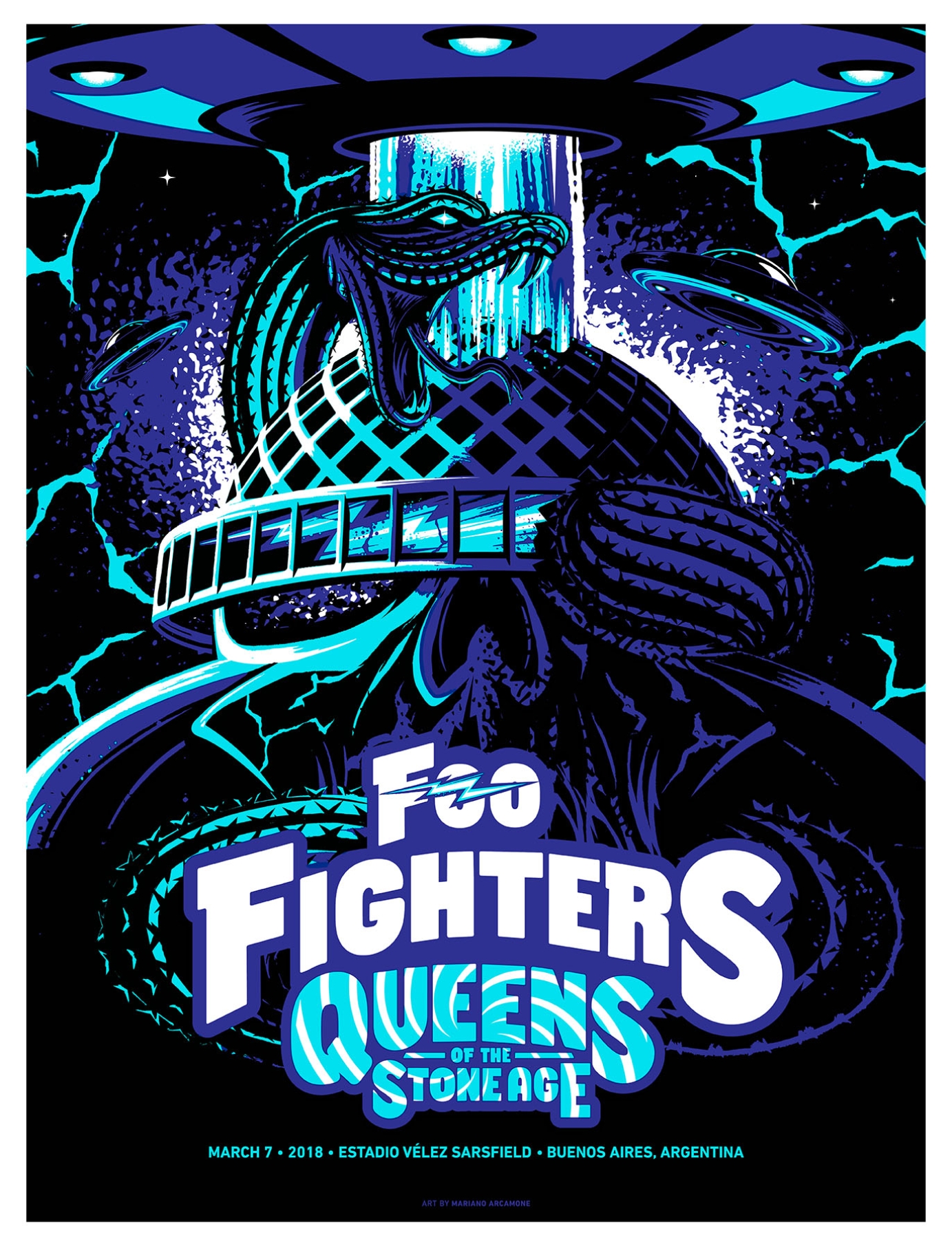 Merchandise for Foo Fighters, Queens of the Stone Age