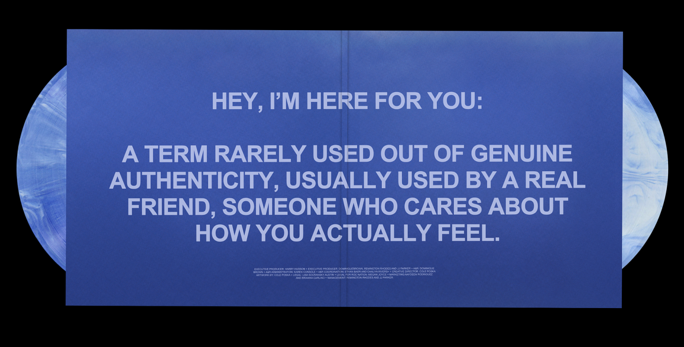 Hey, I'm Here For You ALBUM COVER & VINYL