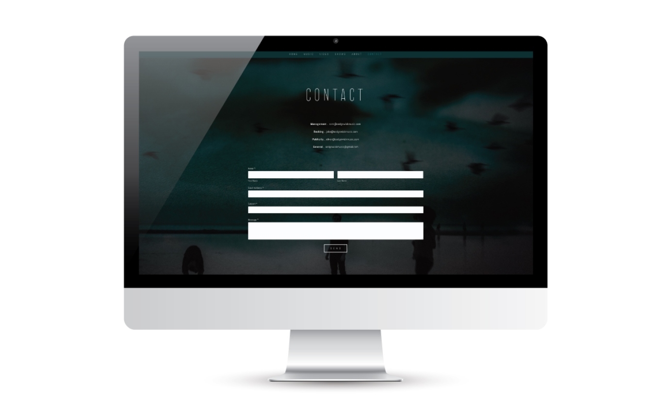 Album Art, Promo Poster, Photography, Website, & T-shirt for Sedgewick