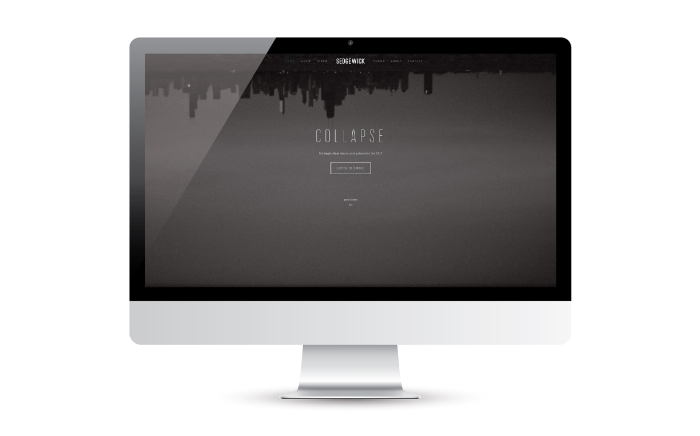 Album Art, Promo Poster, Photography, Website, & T-shirt for Sedgewick