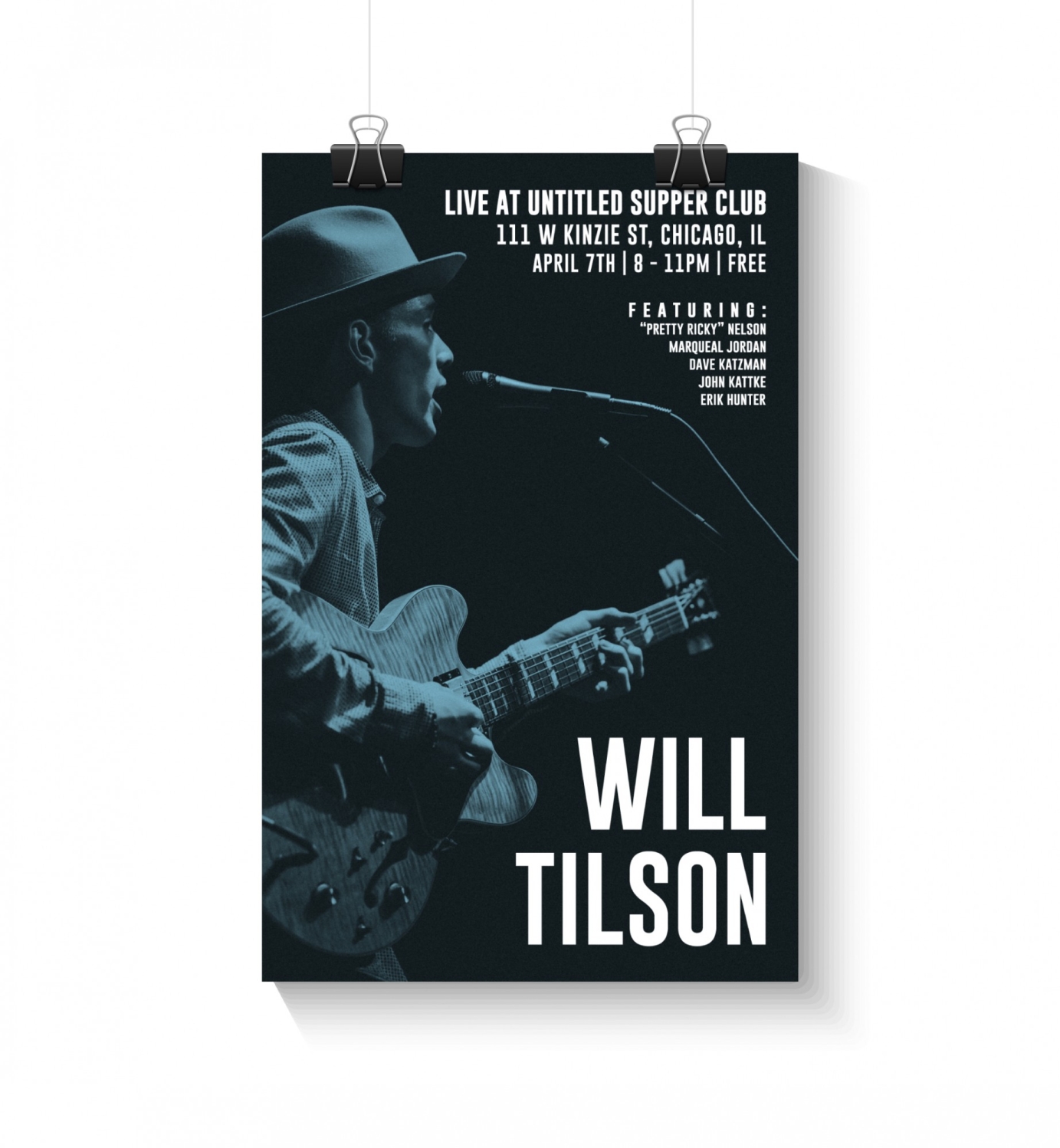 Website & Poster Art for Will Tilson
