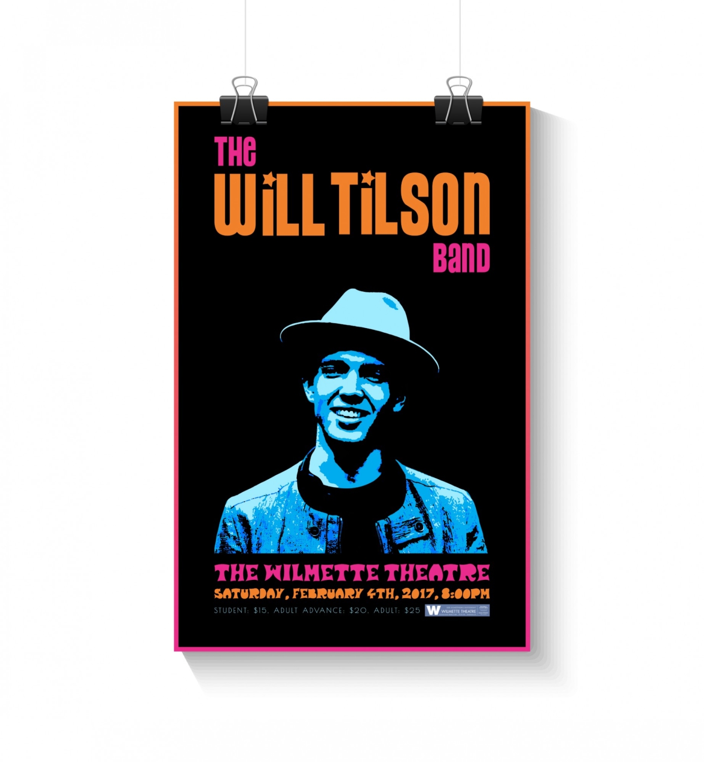 Website & Poster Art for Will Tilson
