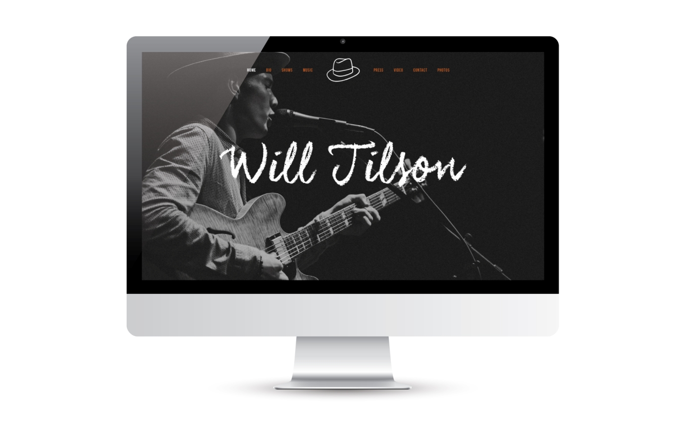 Website & Poster Art for Will Tilson