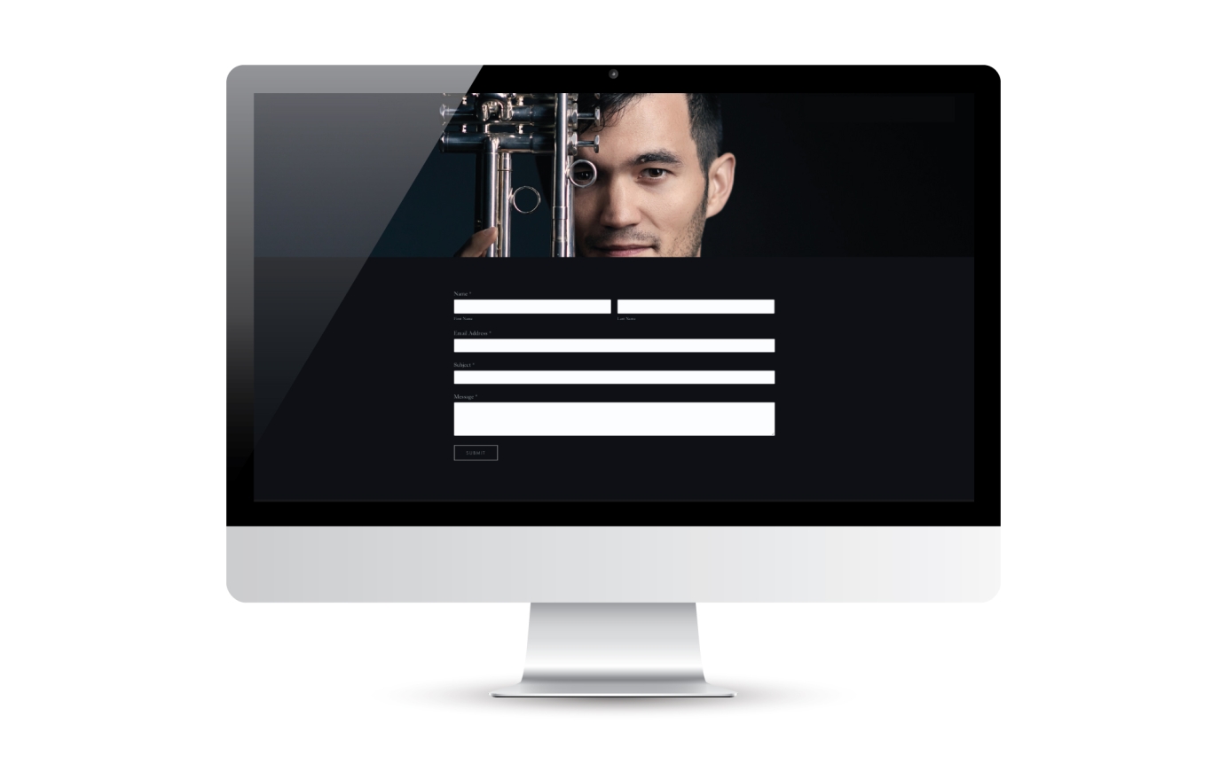 Website for Justin Woodward