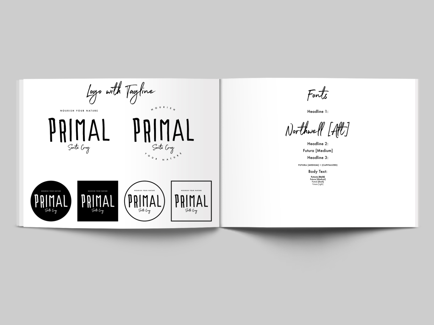 Logo, Branding, Website, & Merch for Primal Santa Cruz