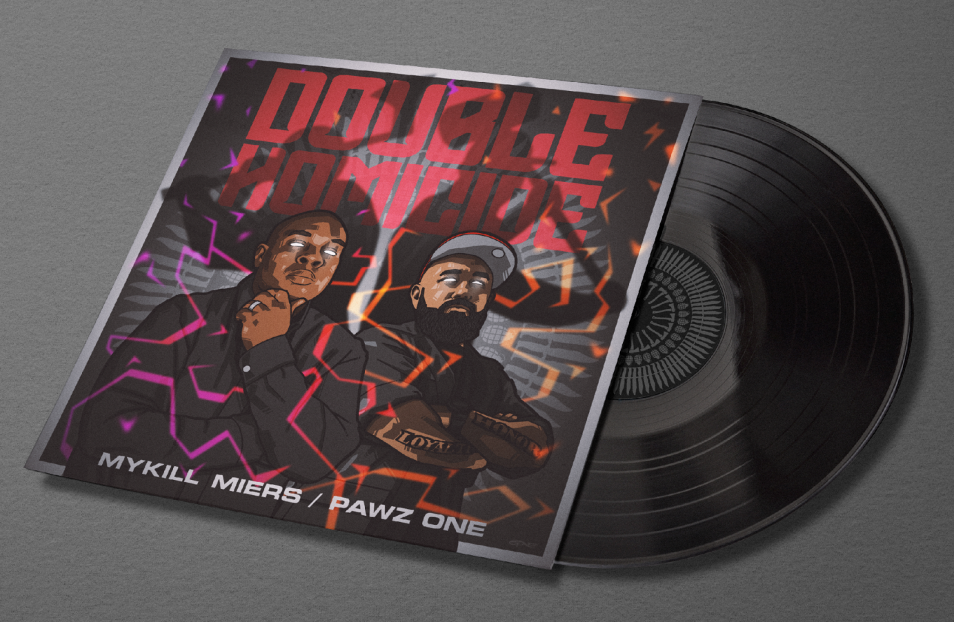'DOUBLE HOMICIDE' ALBUM ARTWORK