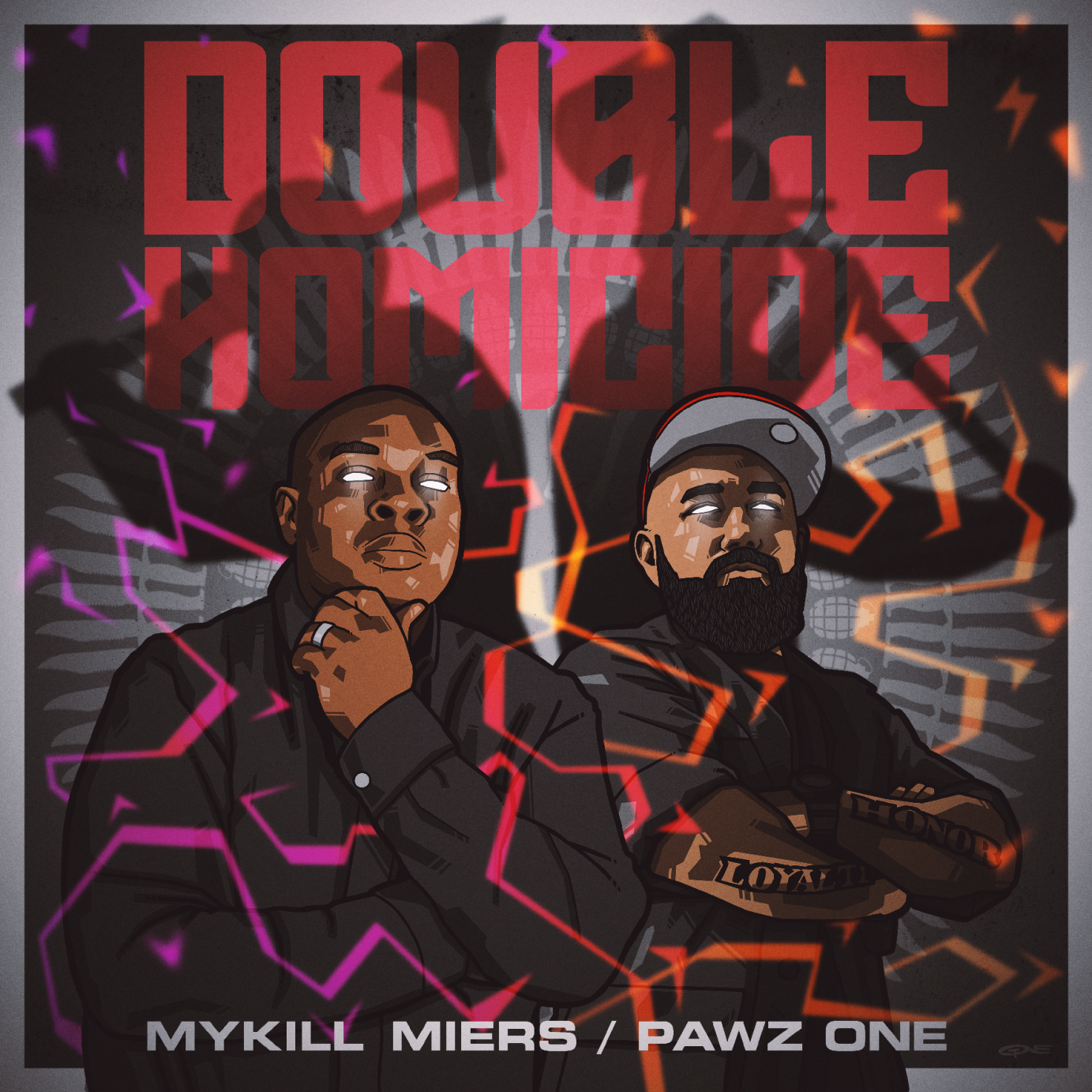 'DOUBLE HOMICIDE' ALBUM ARTWORK