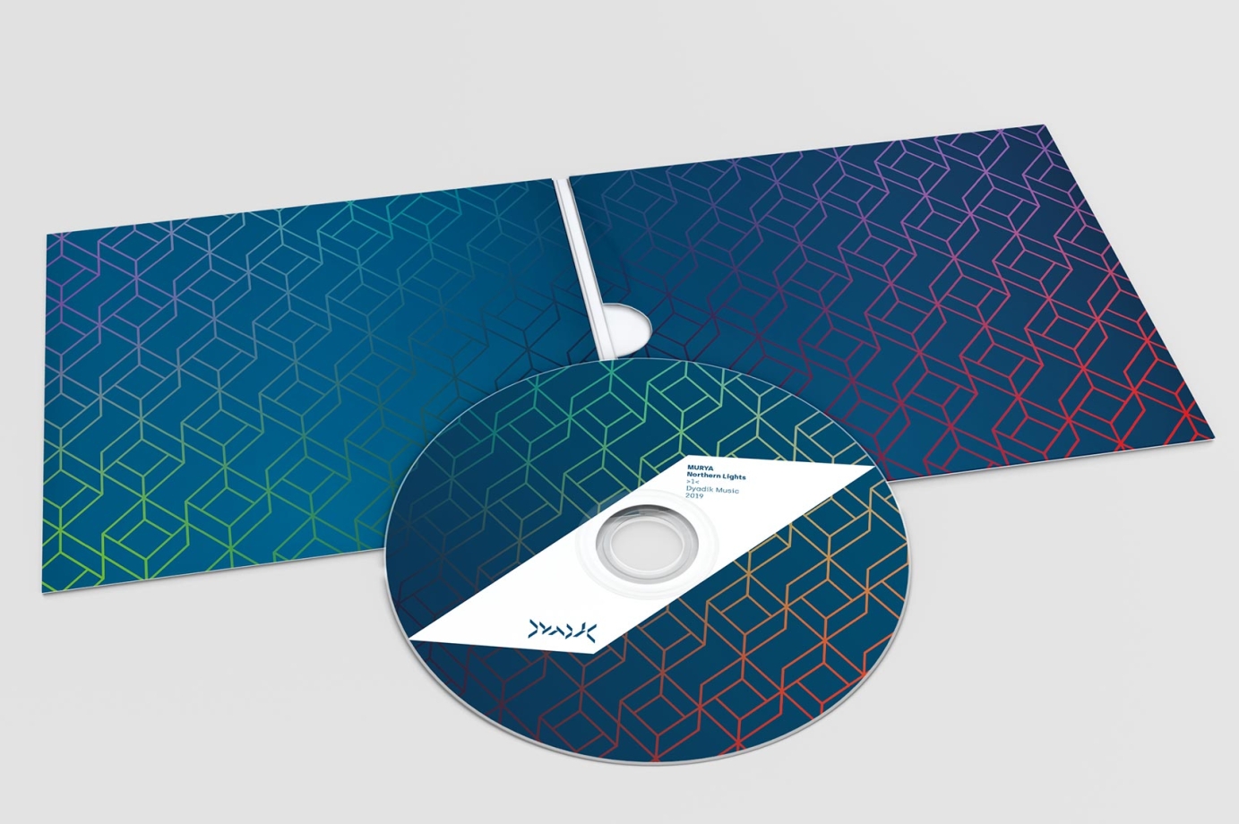 Dyadik — music label branding and album artwork