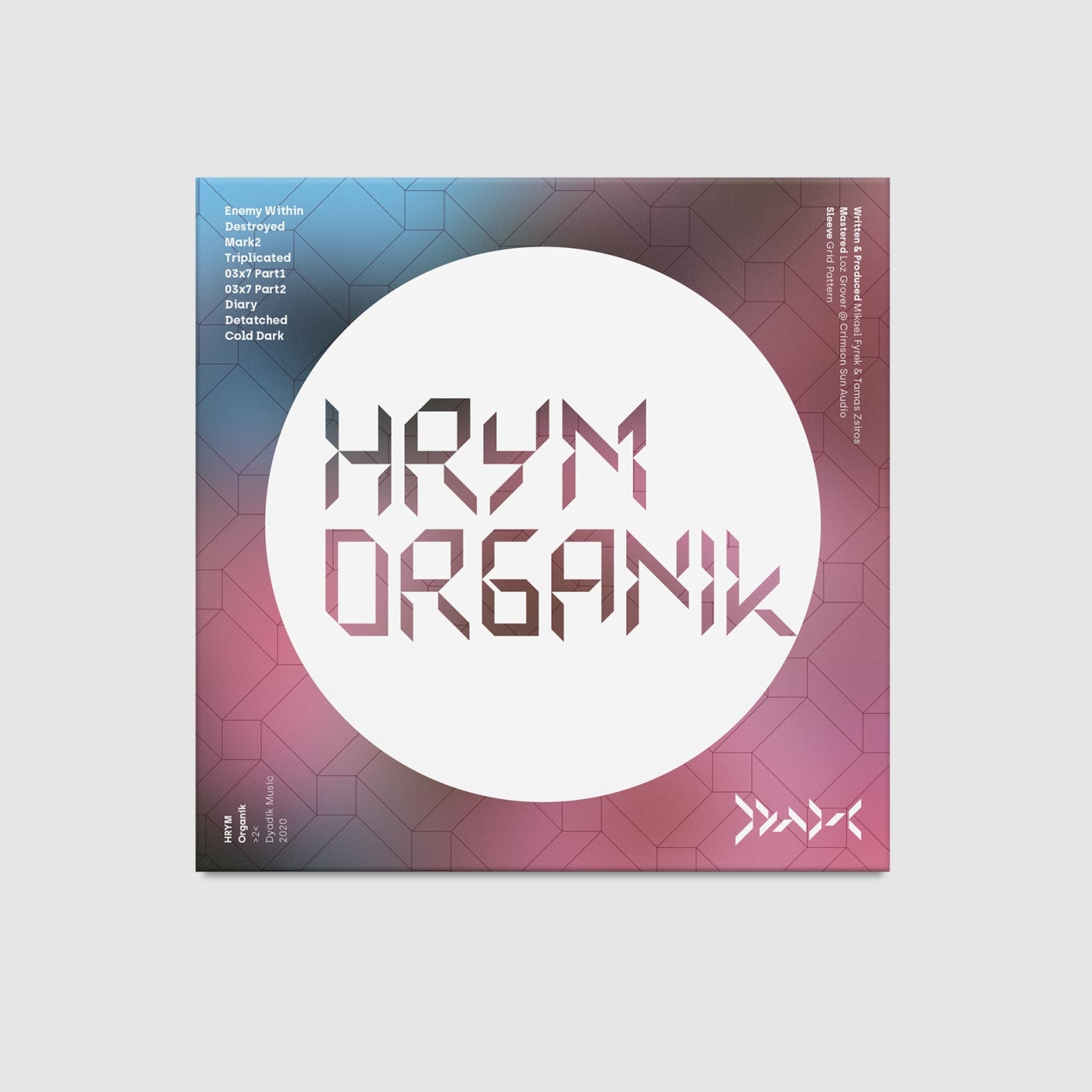 Dyadik — music label branding and album artwork