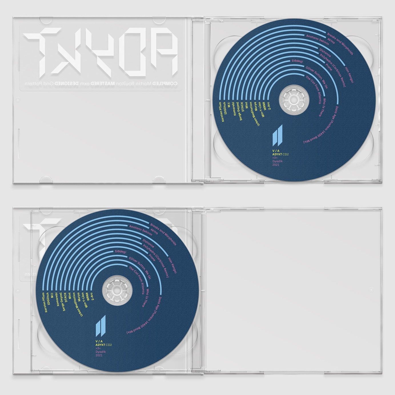 Dyadik — music label branding and album artwork