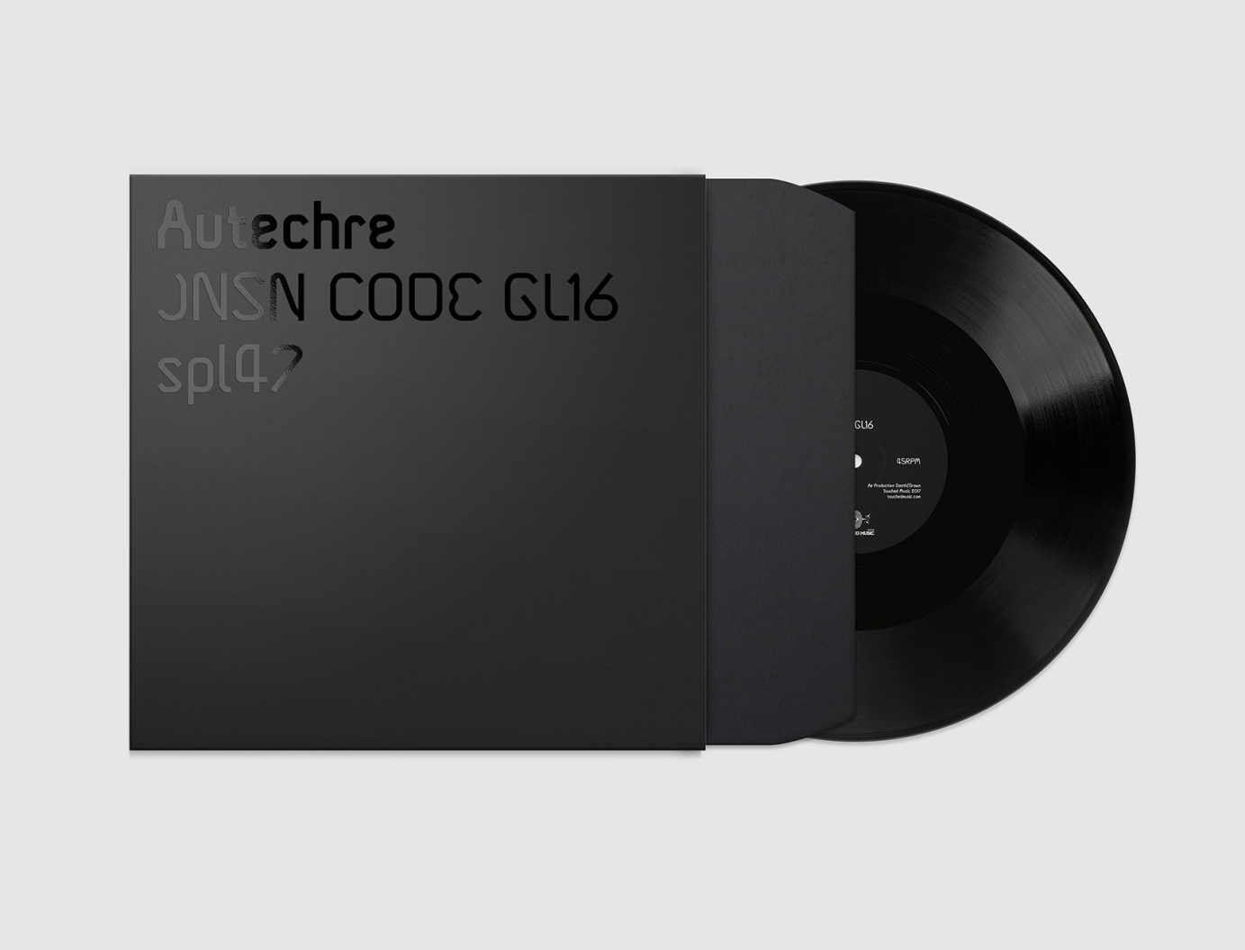 Autechre — JNSN CODE GL16/spl47 12" design with spot gloss
